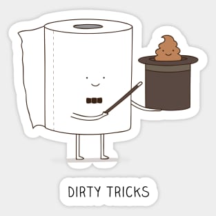 Dirty tricks Sticker